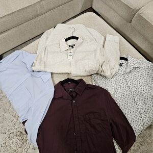 Four Express Button Down Shirts